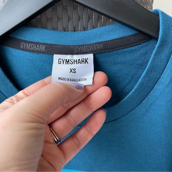 Gymshark Sharkhead Infill T-Shirt Atlantic Blue Size S - Picture 5 of 10